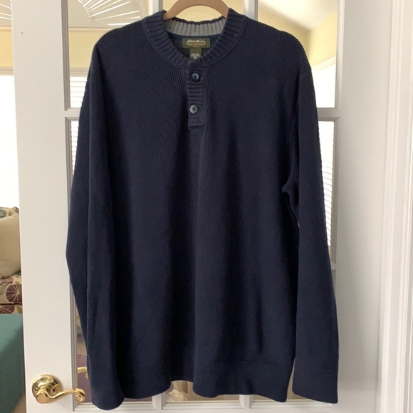 Eddie Bauer Classic Cotton Sweater szXLTall - Picture 2 of 10